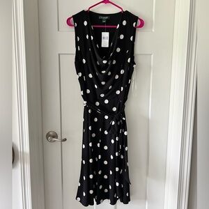 Black and white polka dot Ralph Lauren Dress
